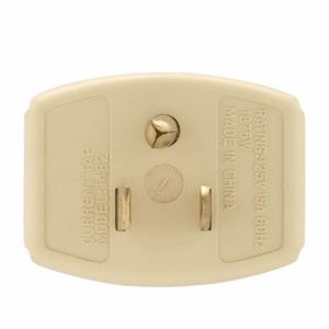 Eaton Three Outlet Cube Tap - Ivoryimage