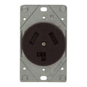 Eaton Non-Grounding Power Device Receptacle - Brownimage