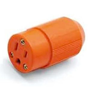 Eaton Auto Grip, 15A Straight Blade Connector - Orangeimage