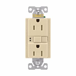 Eaton Ground Fault Circuit Interrupter Receptacle - Ivoryimage