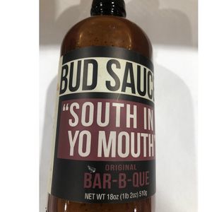 Buds South In Yo Mouth BBQ Sauce (18 Oz. Bottle)image