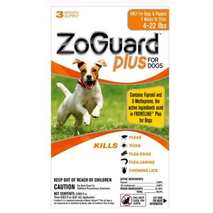 zoguard plus for dogs 3pk 4-22lbimage