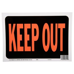 Keep Out Signimage