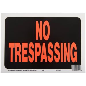 No Trespassing Signimage