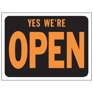 Yes, Were Open Signimage