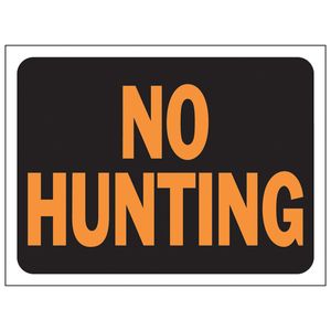 No Hunting Signimage