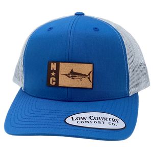 Low Country N.C. Marlin Patch, Steelblue/White Snapback Hatimage