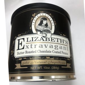Elizabeths Extravagant Butter Roasted Chocolate Coated Pecans 10 oz.image