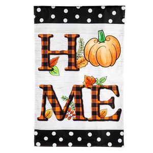 Plaid Home Pumpkin House Flagimage