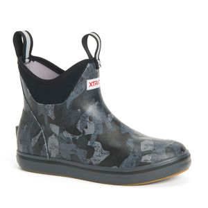 wmns ankle deck boot blk camoimage