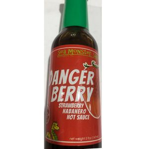 Sea Monster Sauce Danger Berry Strawberry Habanero Hot Sauce 5 fl ozimage