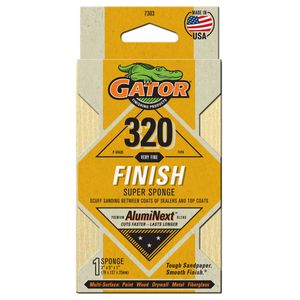 Gator?� Super Sanding Sponge (3 x 5 x 1) Very Fine 320 Gritimage
