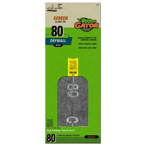 Gator&reg; Drywall Sanding Screen (4 1/4 x 11 1/4 80 Grit Coarse)image
