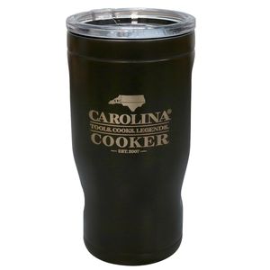 Carolina Cooker Beverage Kooler 4 in 1 Stainless Steel Black Insulated Tumblerimage