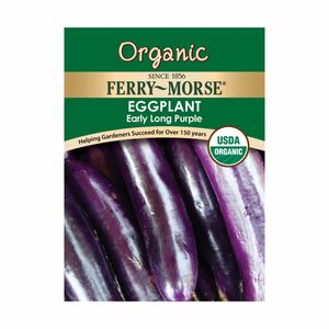 Ferry~Morse&reg; Organic Eggplant Long Purple Early Vegetable Seedsimage