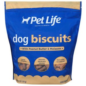 Pet Life&reg; Dog Biscuits Medium Peanut Butter & Molasses 4 lb.image