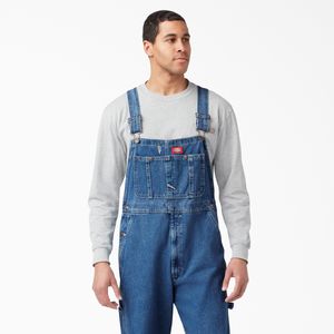 washed denim bib overall 42x32image