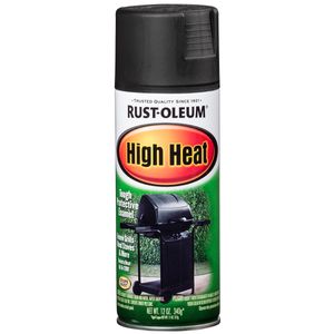 Rust-Oleum&reg; High Heat Spray Paint Bar-B-Cue Black (12 Oz.)image