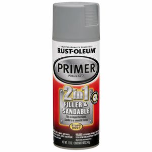 Rust-Oleum&reg; Primer Spray (2 In 1 Filler & Sandable) Gray (12 Oz.)image