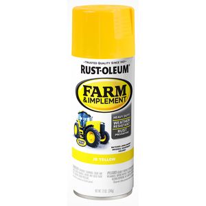 Rust-Oleum&reg; Farm & Implement Spray Paint JD Yellow (12 Oz.)image
