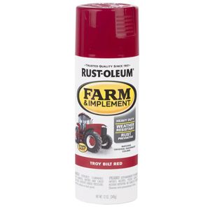Rust-Oleum&reg; Farm & Implement Spray Paint Troy Bilt Red (12 Oz.)image
