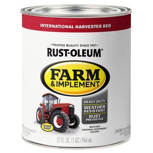 Rust-Oleum&reg; Farm & Implement Paint IH Red (Quart)image