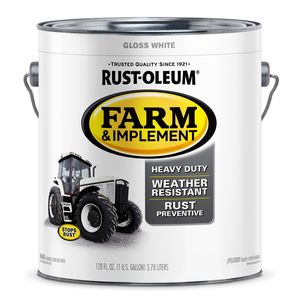 Rust-Oleum&reg; Farm & Implement Paint Gloss White (Gallon)image