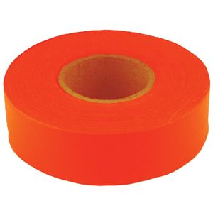 1-3/16 inch x 150 foot Orange Flag Tapeimage