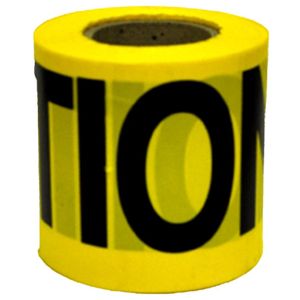 300ft. x 3in. Yellow Barricade Safety Tapeimage
