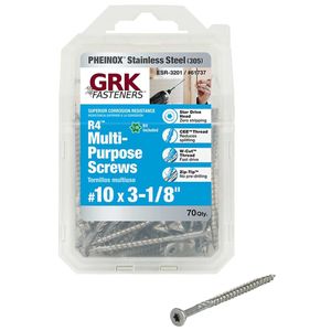 Stainless Steel 305 Framing and Deck Screws #10 Thread 3-1/8 in.image