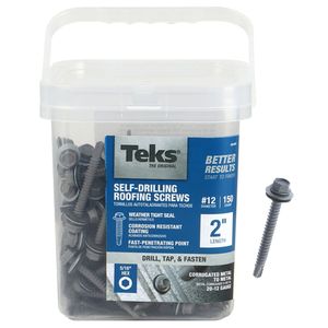 Self-Drilling Roofing Screws #12 5/16 Hex 2 in.image