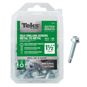 Metal-To-Metal Self Drilling Screws Hex #14 1-1/2 in.image