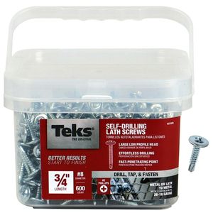 Self-Drilling Lath Screw #8 3/4 in.image