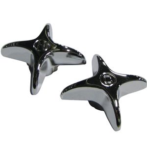 Chrome Plated V-Grip Faucet Handleimage