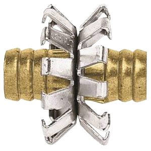 Heavy-Duty Brass 5/8 in. Clinch Hose Menderimage