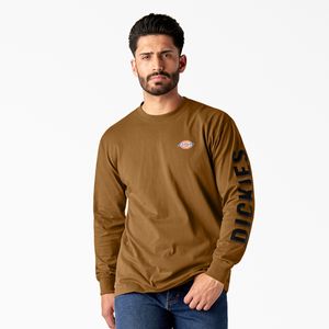 Dickies Brown Duck Workwear Long Sleeve Graphic Tee XLimage