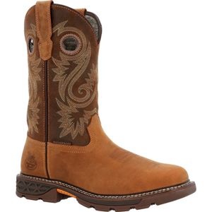 Georgia Boot&reg; Square Toe Pull-On Brown/Tan Size 9.5image