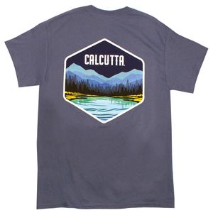 Calcutta&reg; Mountains to Sea T-Shirt Faded Denim Mediumimage