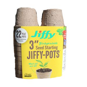 Jiffy 3-in. Peat Pots Biodegradable 22-Countimage