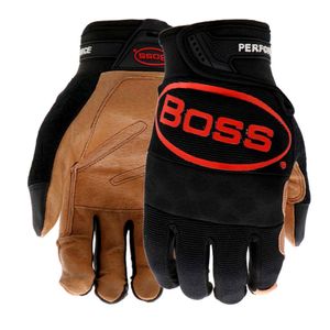 Mens Large Pigskin Leather Palm Work Glovesimage