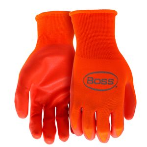 Boss&reg; High Visibility Tactile Grip Orange Work Glove Largeimage