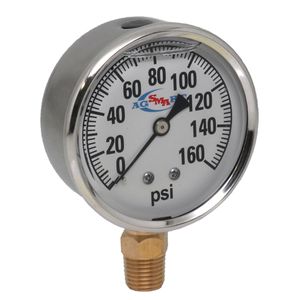 2.5 Diameter x 160 PSI Liquid Fill Gageimage