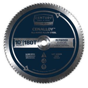 10 inch 180T Cennalloy&trade; Alloy Circular Saw Bladeimage