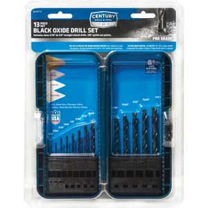 Century&reg; 13 Piece Pro Grade Black Oxide Drill Bit Setimage