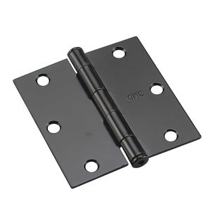 Full Mortise Butt Hinge 3.5 Inch Black 2 Packimage