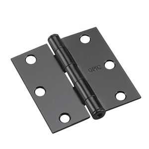 Black Full Mortise Butt Hinge Square 3 inchimage