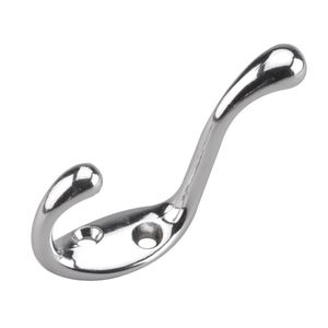 chrome heavy coat hook 3-1/2image