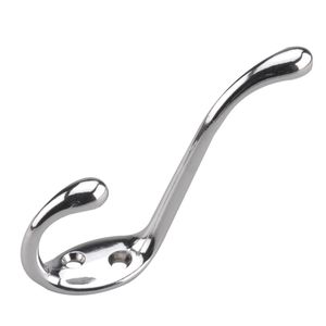 Chrome Heavy Duty Coat Hook 5-1/2 Inchimage