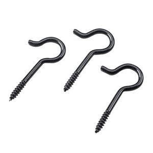 Black Ceiling Hook 2-1/2 Inch 3 Packimage