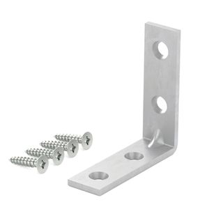 97GA20R Galvanized Corner Brace 2 Inch by 5/8 Inch 4 Packimage